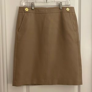 Talbots Tan Skirt